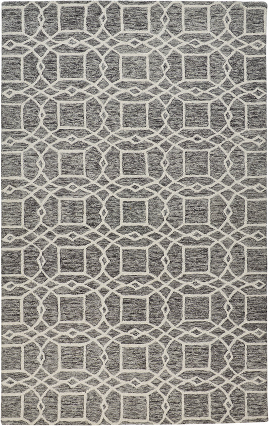 Feizy Rhett I8074 Gray/Ivory Area Rug