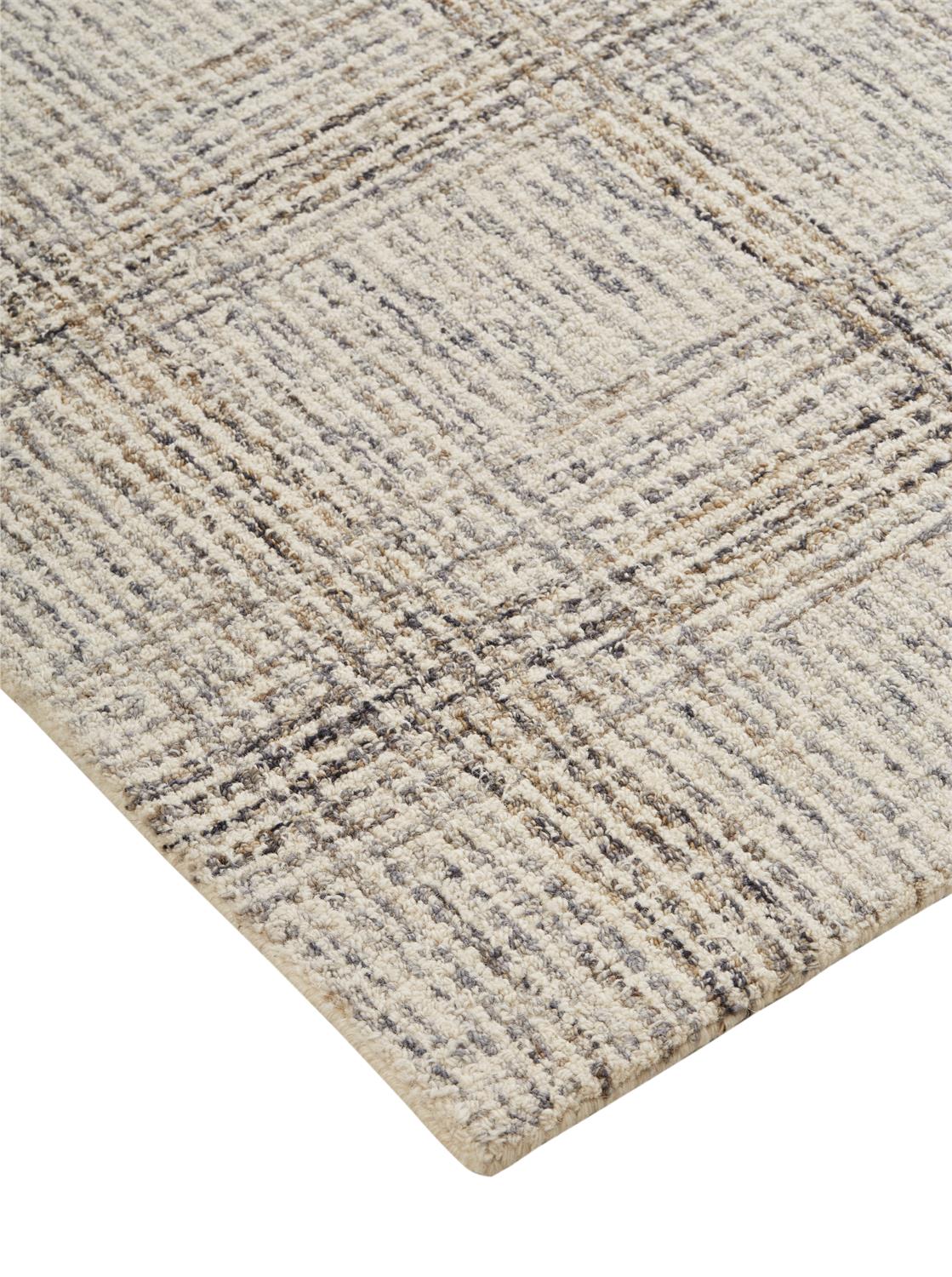 Feizy Belfort 8668F Ivory/Gray Area Rug