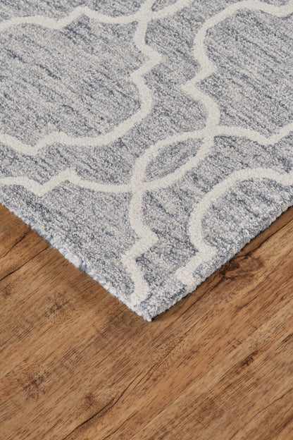 Feizy Belfort 8775F Gray/Ivory Area Rug