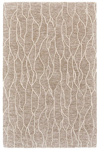 Feizy Enzo 8734F Taupe/Ivory Area Rug