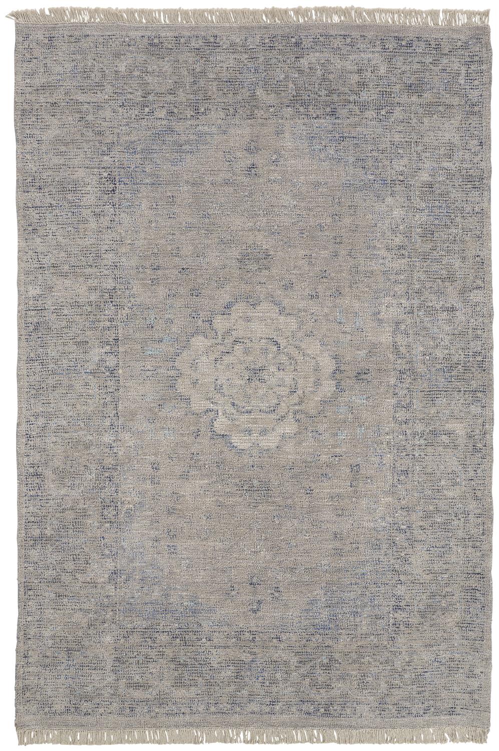 Feizy Caldwell 8108F Gray/Blue Area Rug