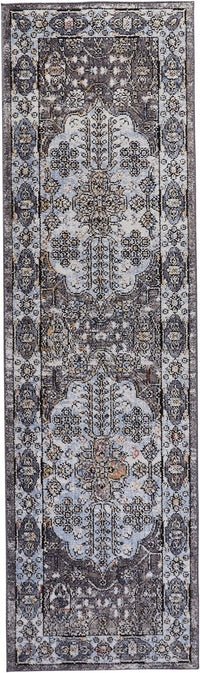 Feizy Armant 3906F Gray/Blue Area Rug