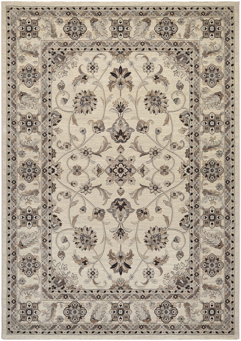 Couristan Everest Rosetta 8972/6322 Ivory Area Rug