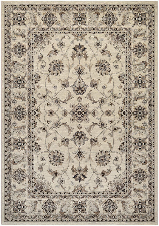 Couristan Everest Rosetta 8972/6322 Ivory Area Rug