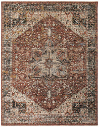 Feizy Caprio 3960F Rust/Tan Area Rug