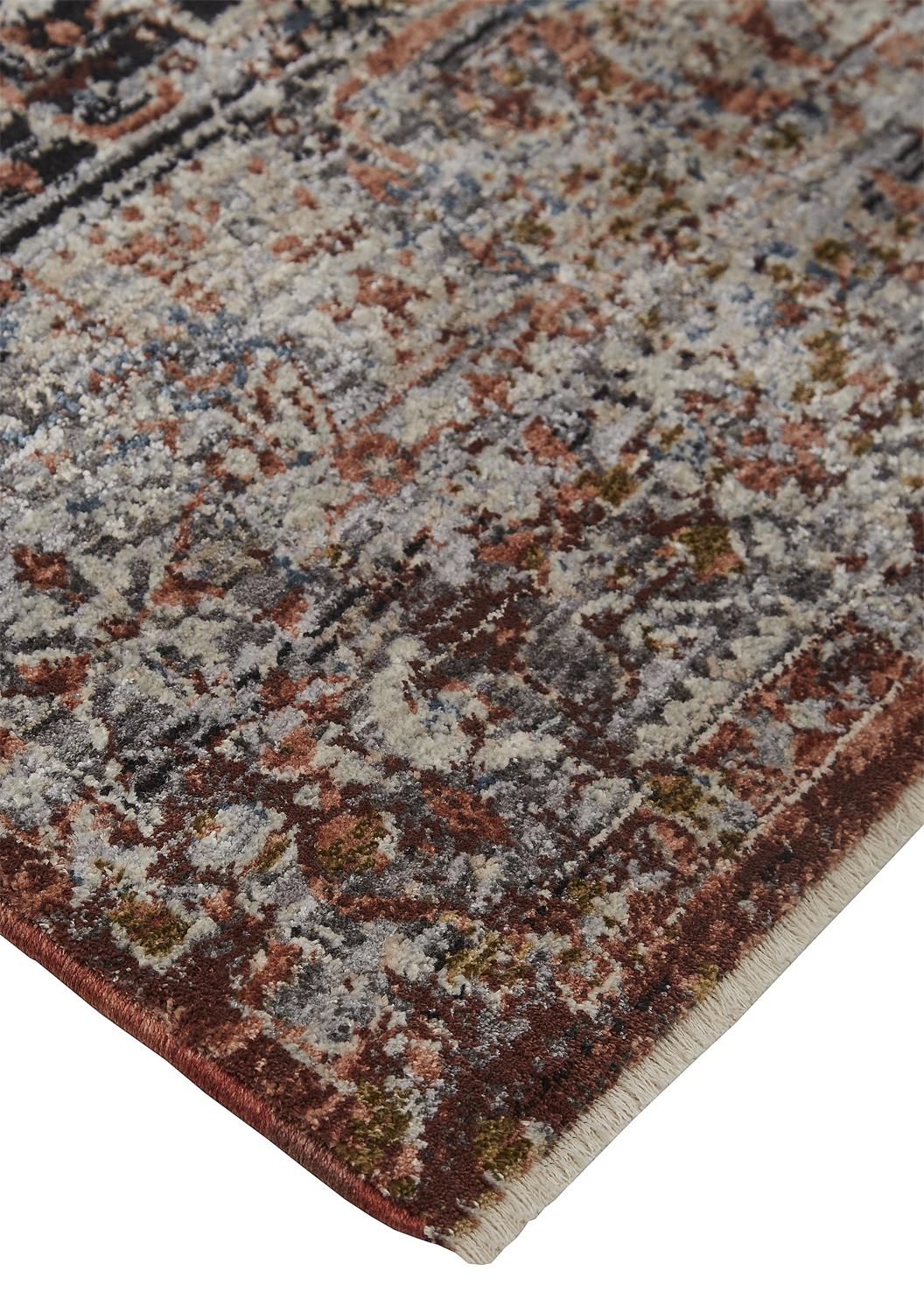 Feizy Caprio 3960F Rust/Tan Area Rug