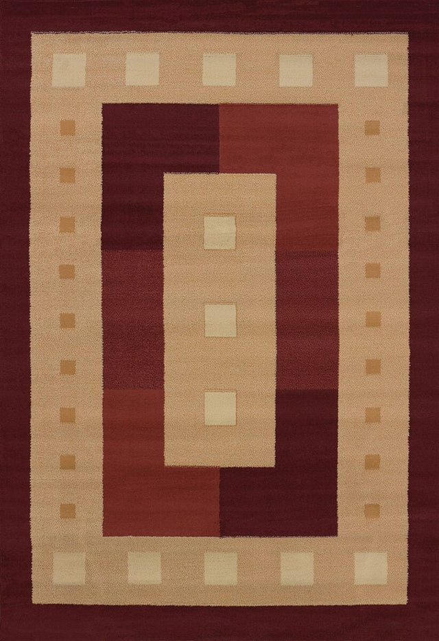 United Weavers Manhattan Times Square Burgundy (940-36834) Rugs.