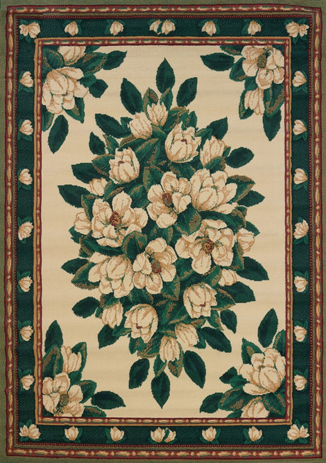 United Weavers Manhattan Magnolia Cream (040-37097) Floral / Country Area Rug