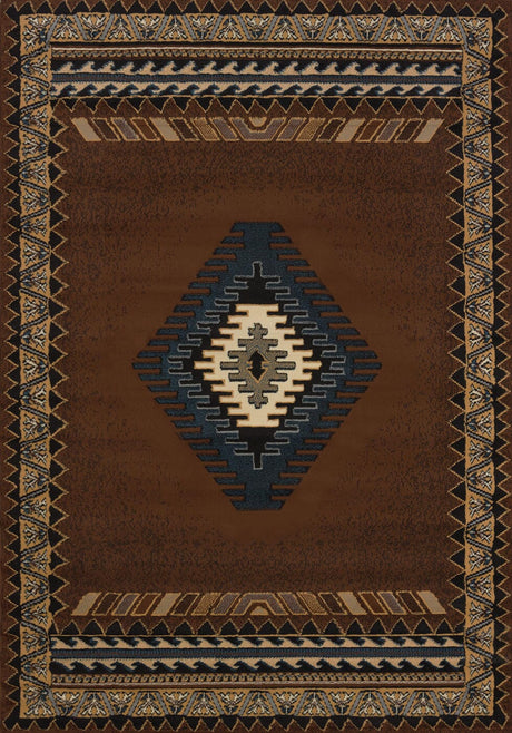 United Weavers Manhattan Tucson Brown (940-27050) Southwestern Area Rug