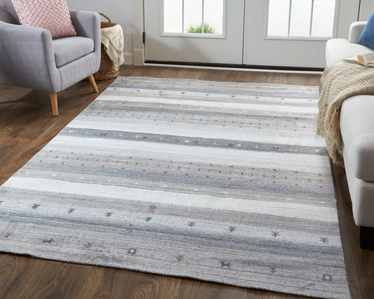 Feizy Legacy 6576F Gray Area Rug