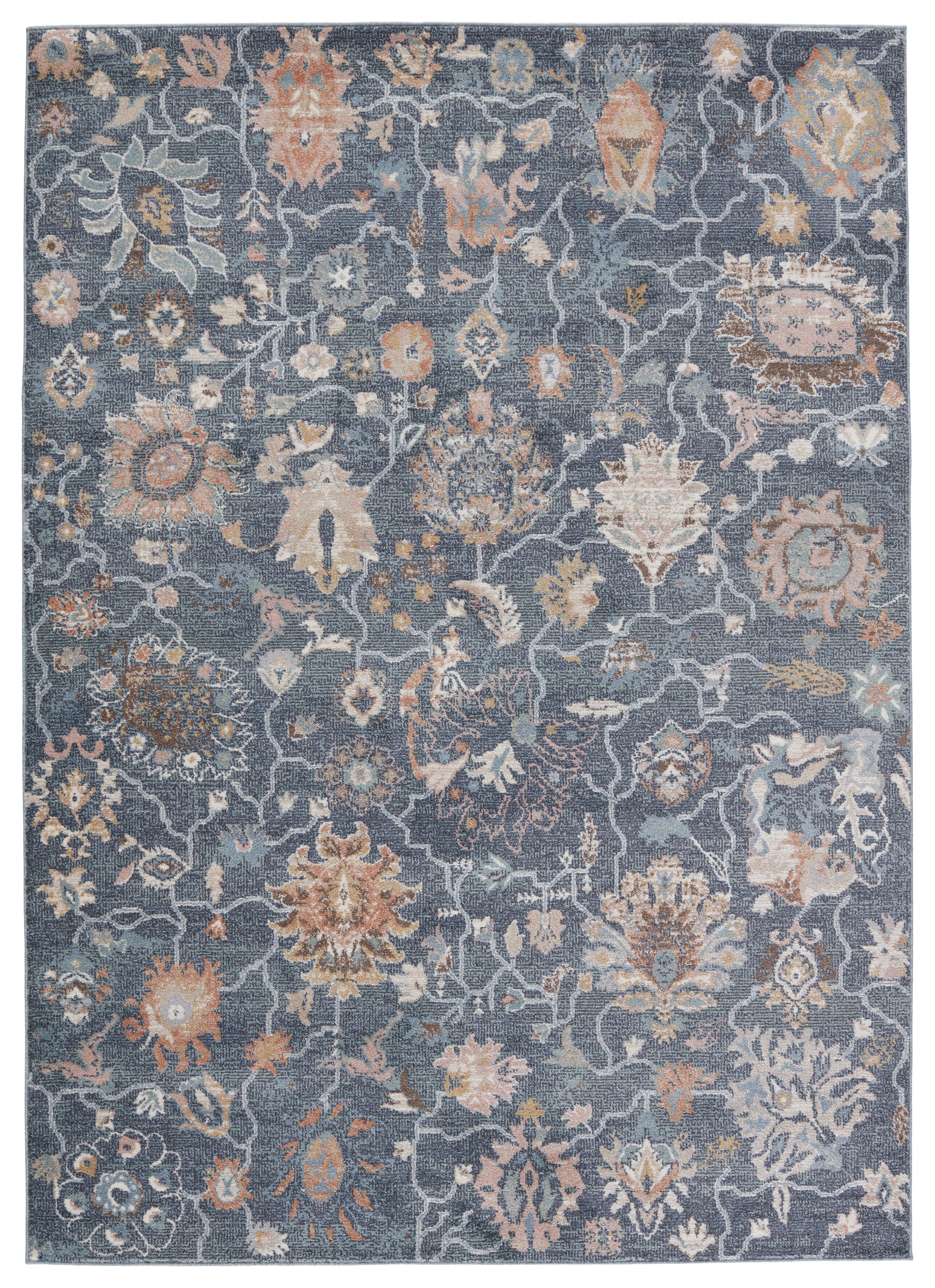 Jaipur Abrielle Feyre Abl07 Dark Blue/Tan Area Rug