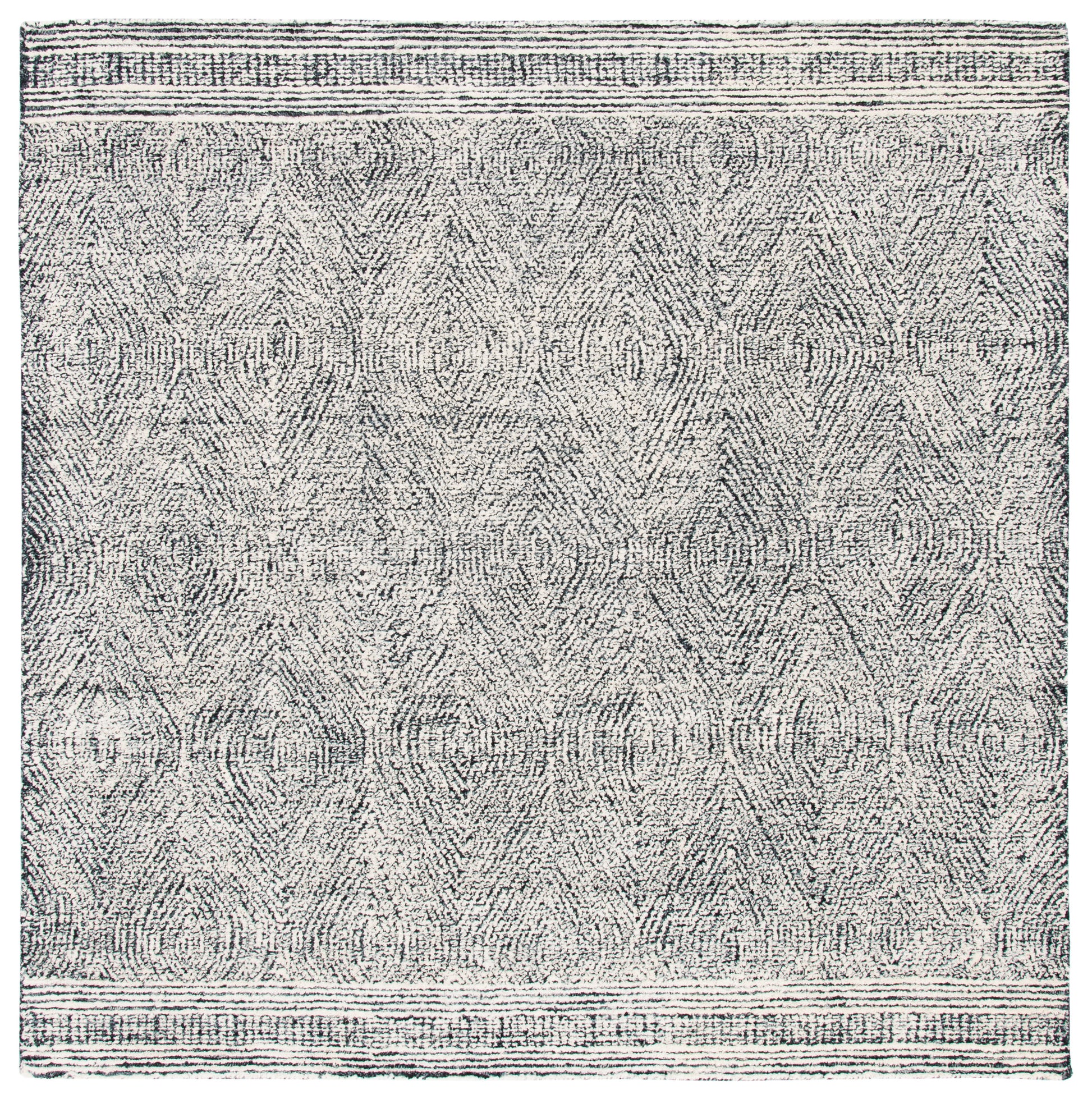 Safavieh Abstract Abt340H Ivory/Charcoal Area Rug