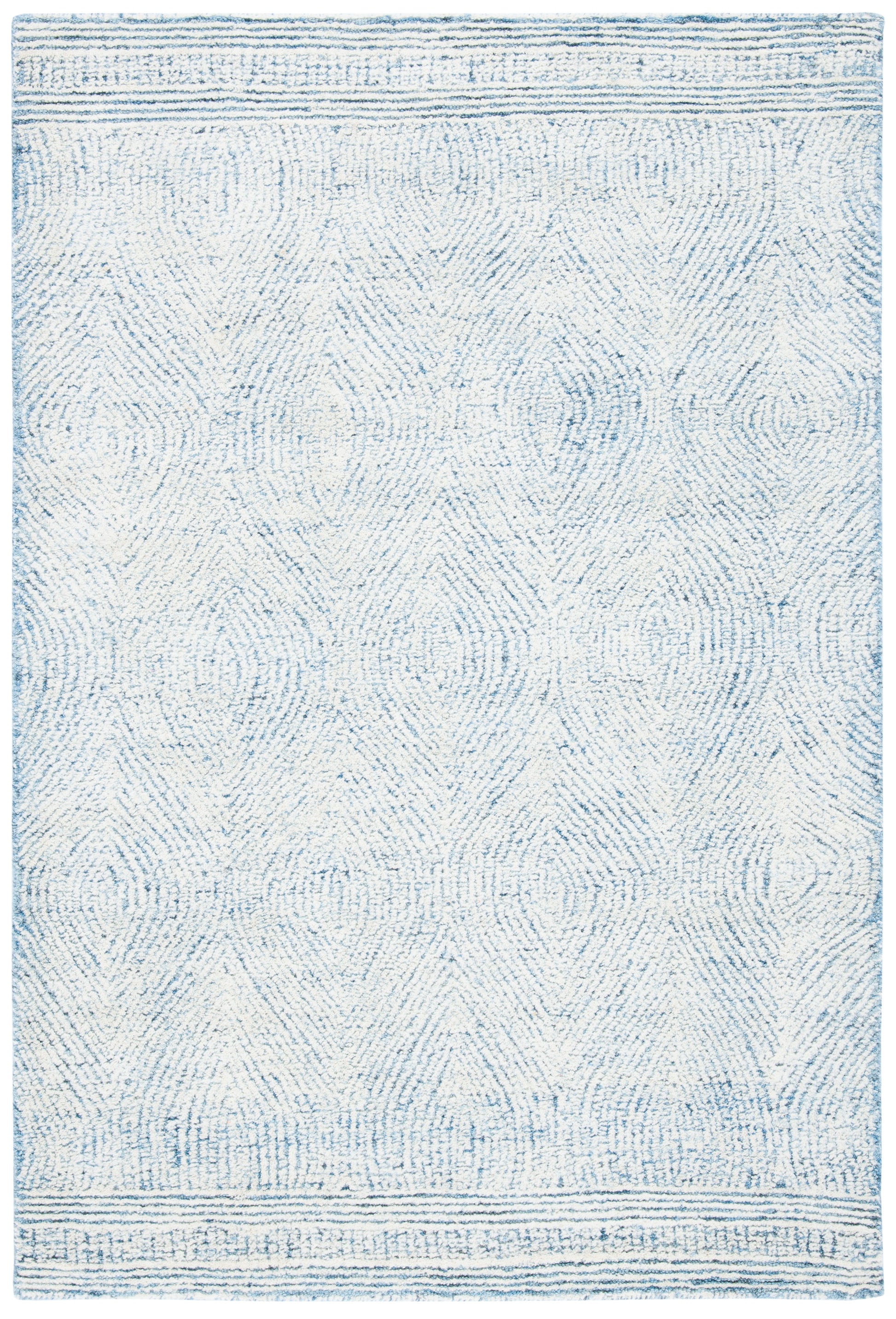Safavieh Abstract Abt340M Ivory/Blue Area Rug