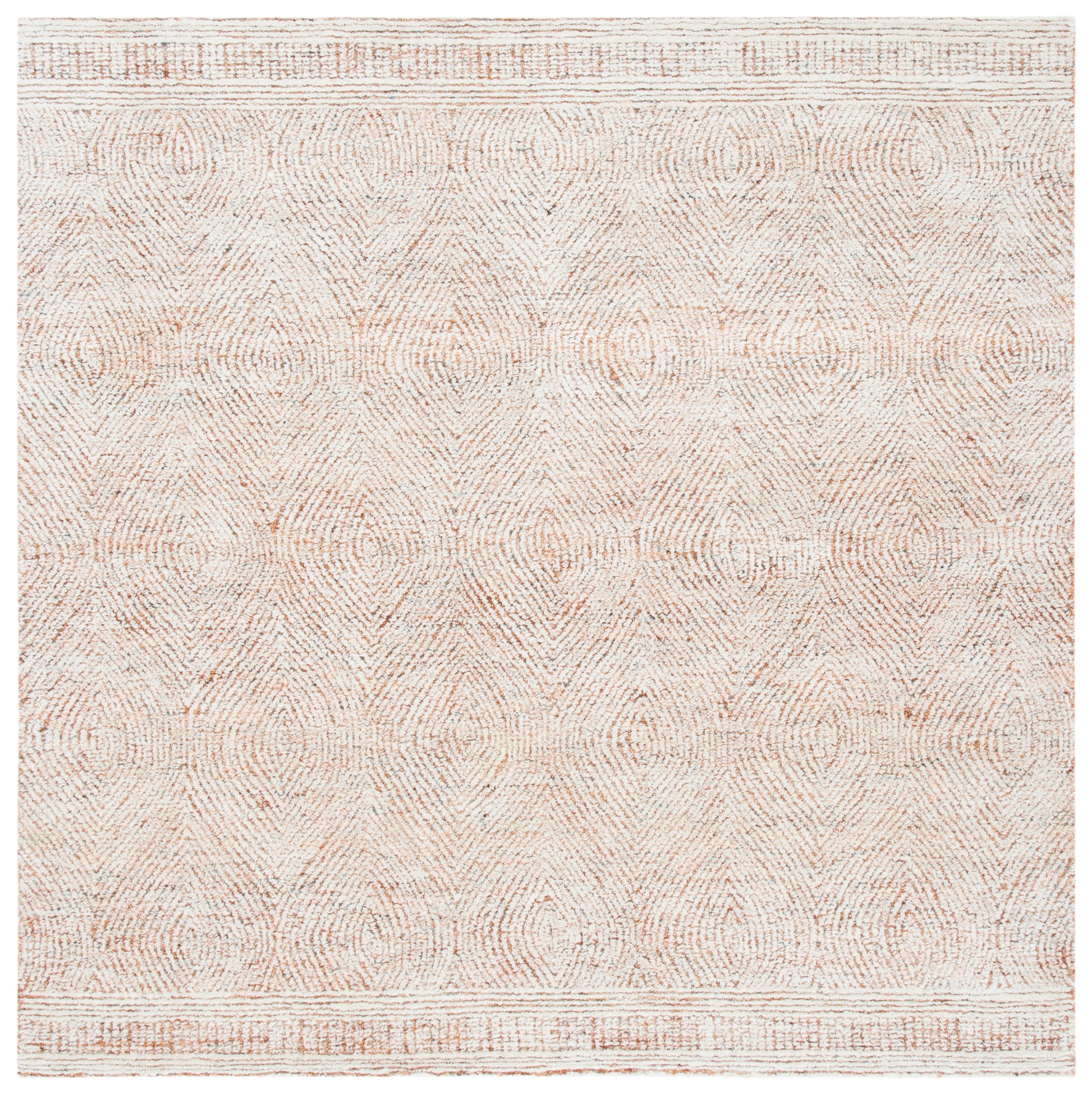 Safavieh Abstract Abt340P Ivory/Rust Area Rug