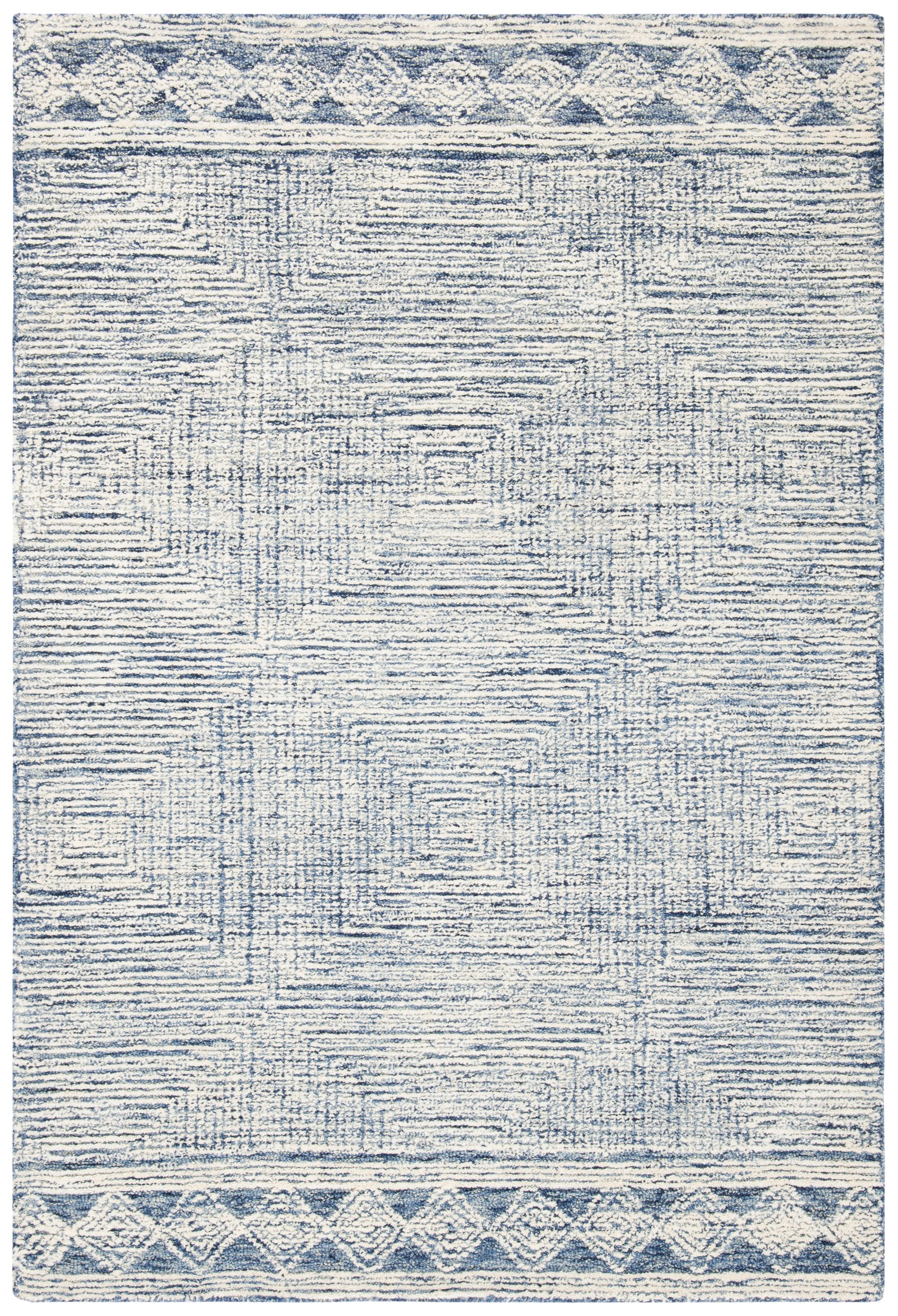 Safavieh Abstract Abt349N Ivory/Navy Area Rug