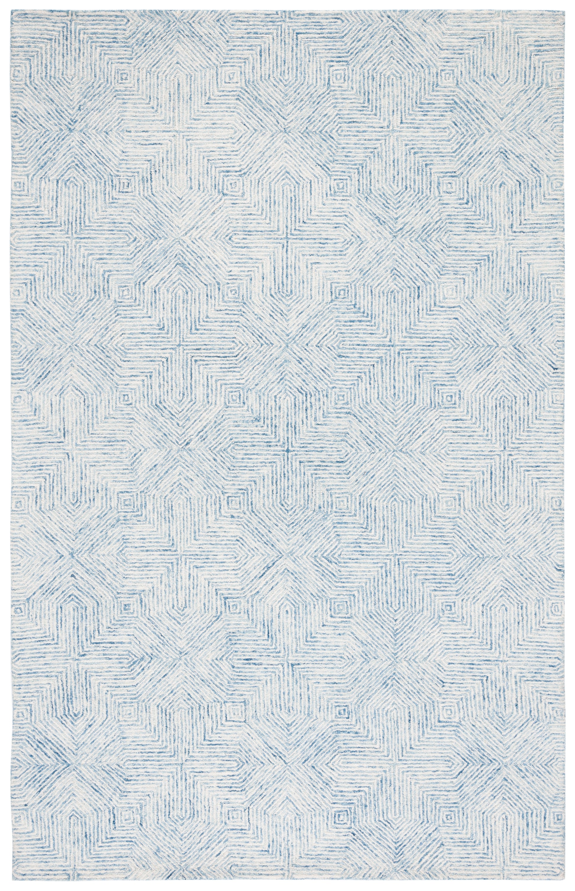 Safavieh Abstract Abt425M Blue/Ivory Area Rug