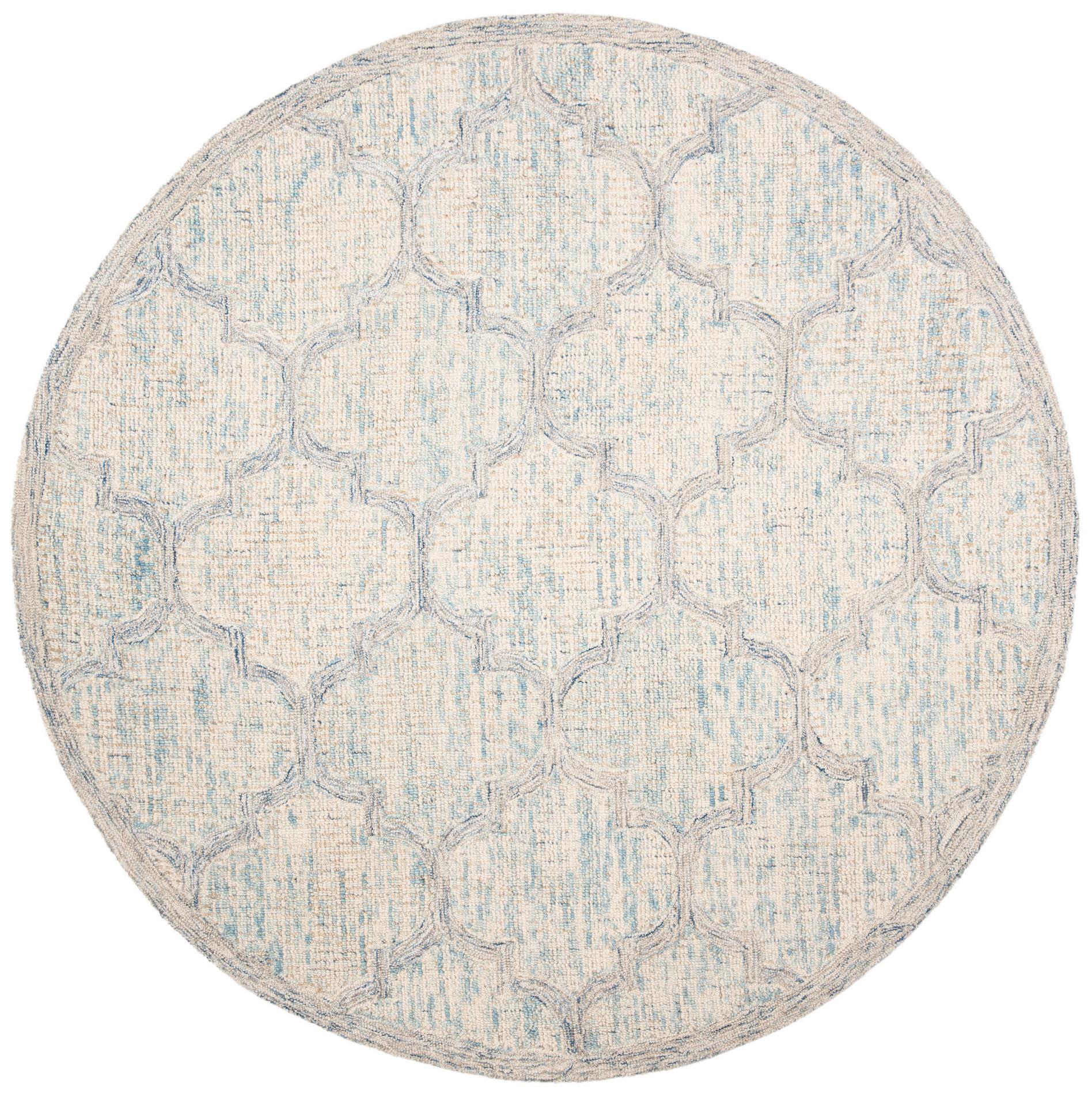 Safavieh Abstract Abt474B Ivory/Light Blue Area Rug