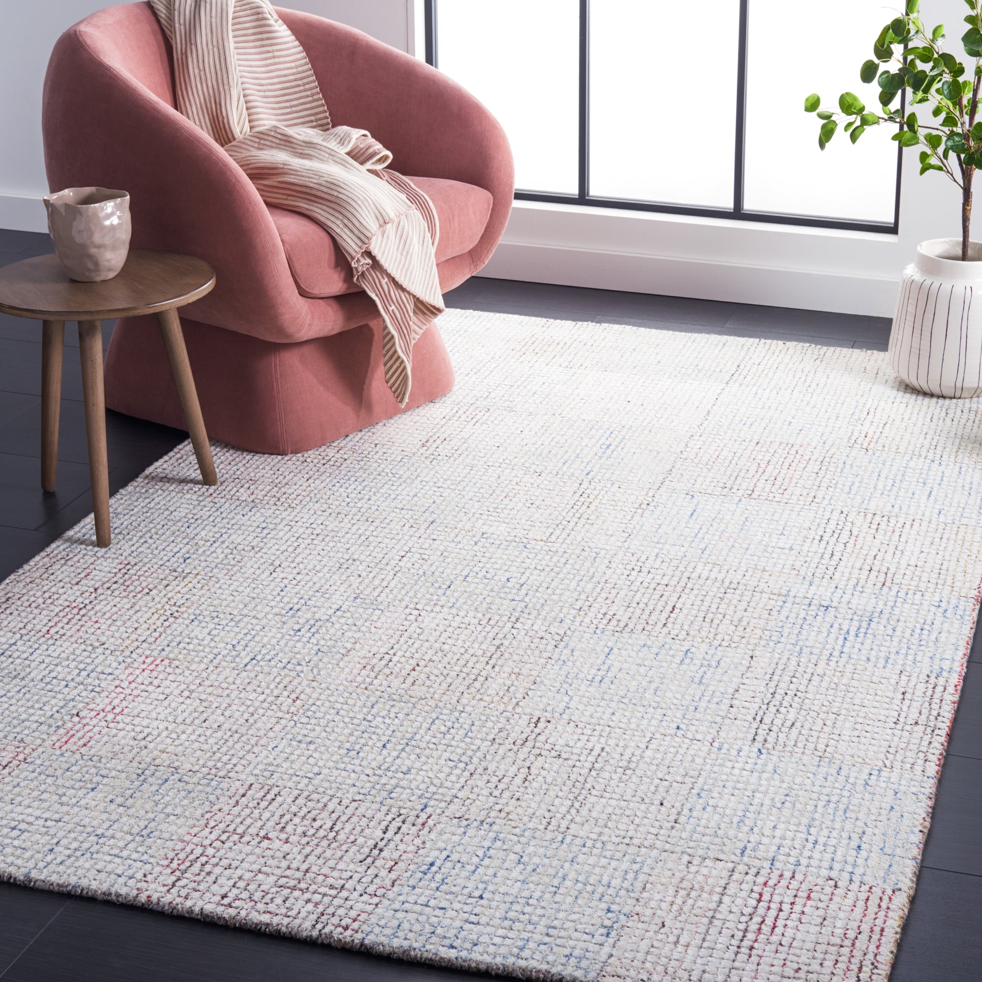 Safavieh Abstract Abt476M Ivory/Blue Area Rug