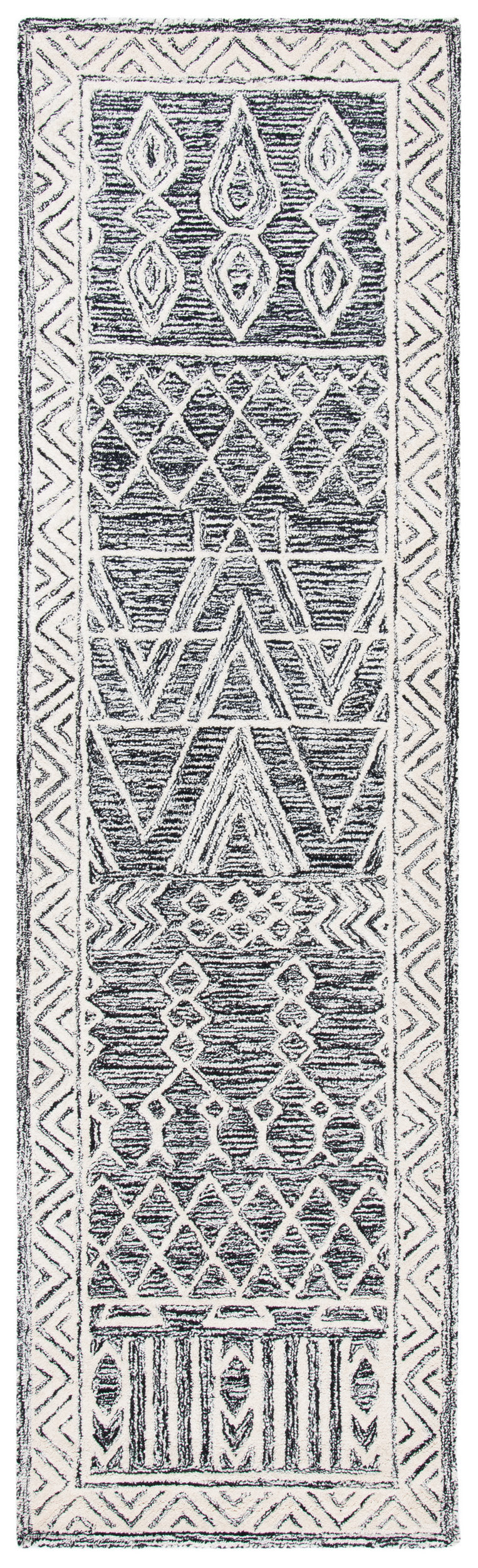 Safavieh Abstract Abt558A Ivory/Black Area Rug