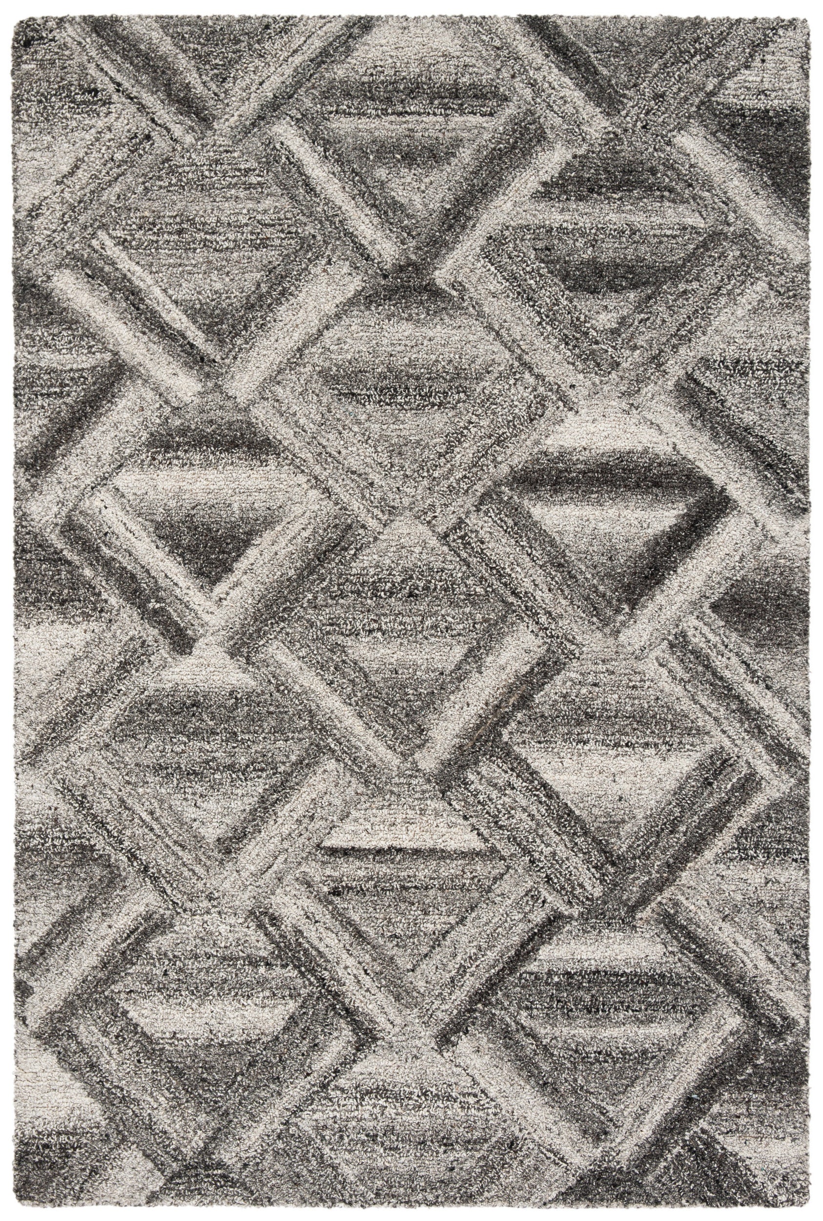 Safavieh Abstract Abt607F Grey/Black Area Rug