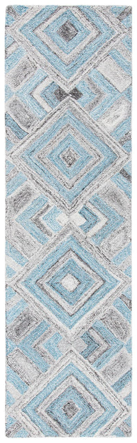 Safavieh Abstract Abt642F Grey/Turquoise Area Rug