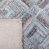 Safavieh Abstract Abt642F Grey/Turquoise Area Rug