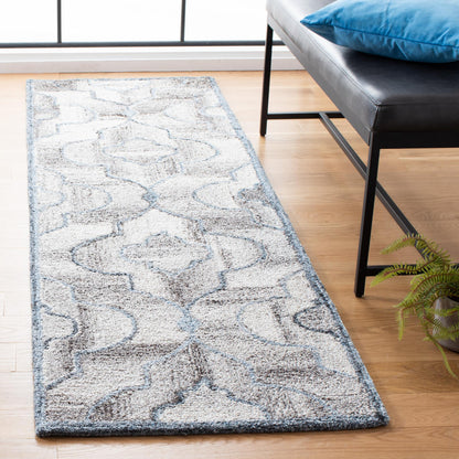 Safavieh Abstract Abt646M Blue/Brown Area Rug