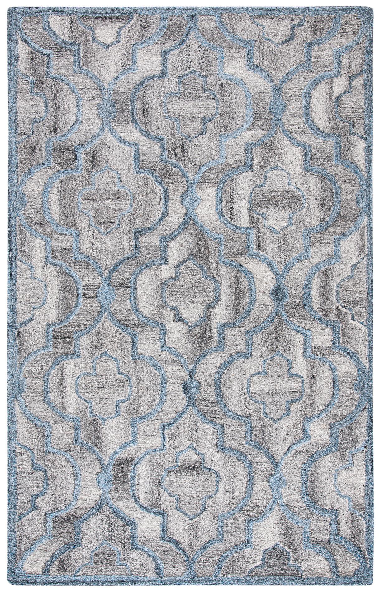 Safavieh Abstract Abt646M Blue/Brown Area Rug