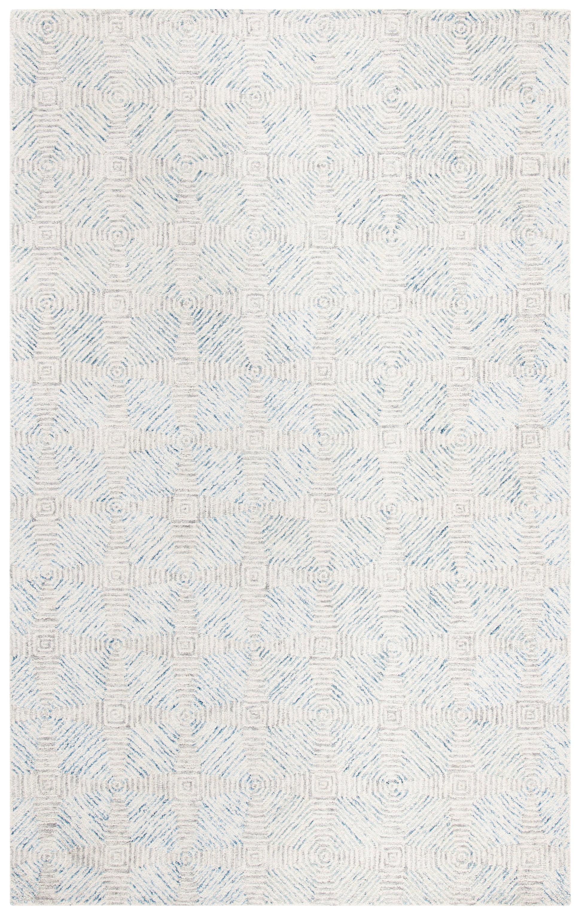 Safavieh Abstract Abt654A Ivory/Light Blue Area Rug