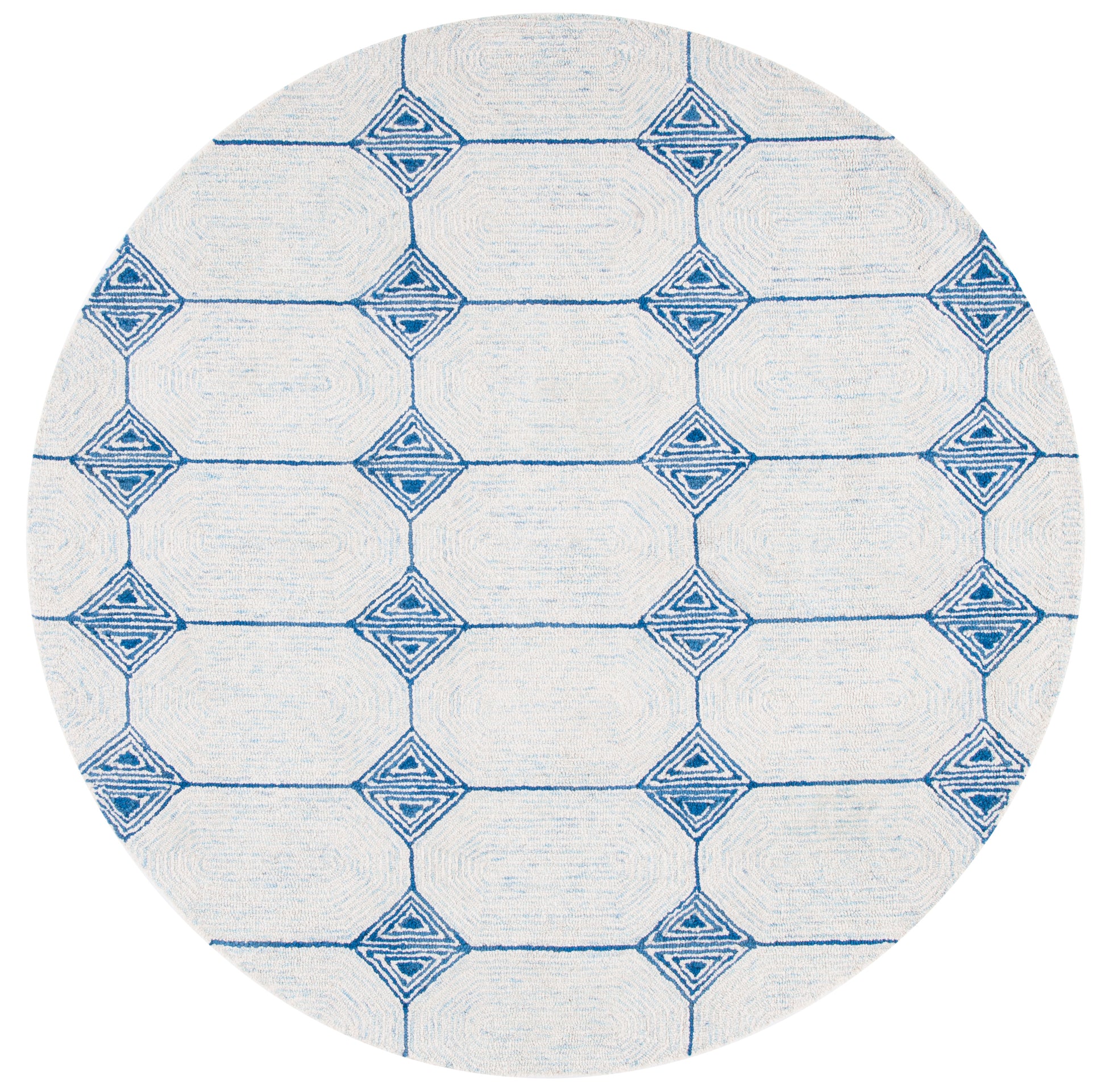 Safavieh Abstract Abt658A Ivory/Blue Area Rug