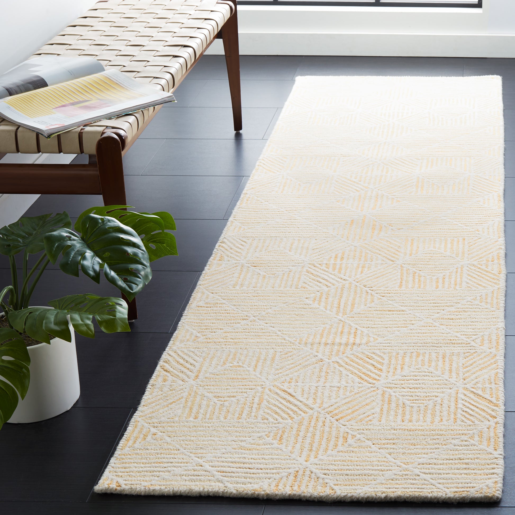 Safavieh Abstract Abt763D Gold/Ivory Area Rug