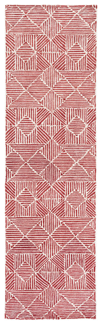 Safavieh Abstract Abt763Q Red/Ivory Area Rug