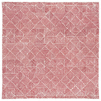 Safavieh Abstract Abt763Q Red/Ivory Area Rug