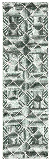 Safavieh Abstract Abt763W Dark Green/Ivory Area Rug