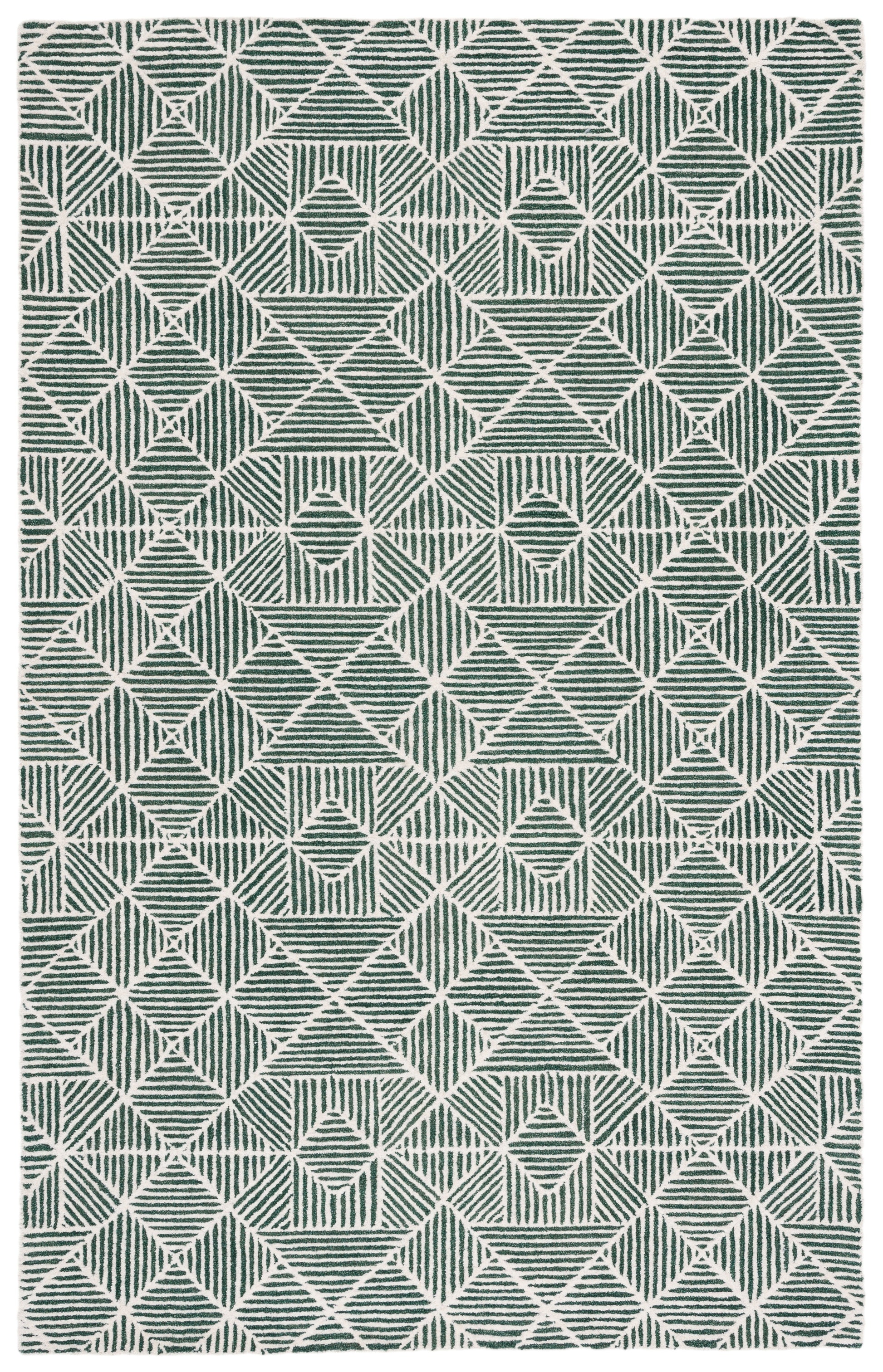 Safavieh Abstract Abt763W Dark Green/Ivory Area Rug