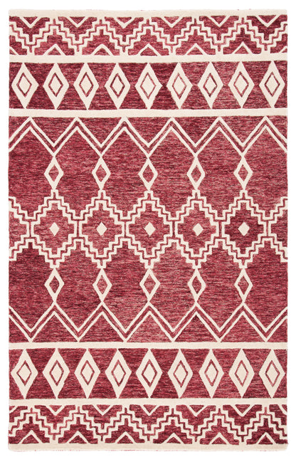 Safavieh Abstract Abt851Q Red/Ivory Area Rug