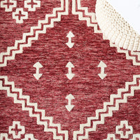 Safavieh Abstract Abt852Q Red/Ivory Area Rug