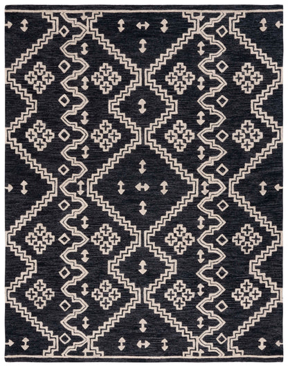 Safavieh Abstract Abt852Z Black/Ivory Area Rug