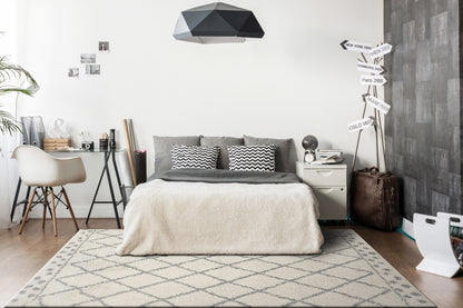 Dynamic Rugs Abyss 5080 Ivory/Grey Area Rug