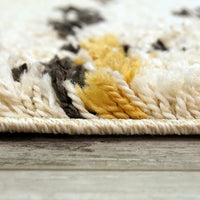 Dynamic Rugs Abyss 5082 Ivory/Charcoal/Gold Area Rug
