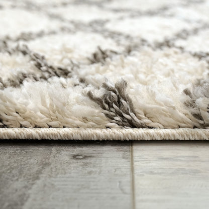 Dynamic Rugs Abyss 5083 Ivory/Charcoal Area Rug
