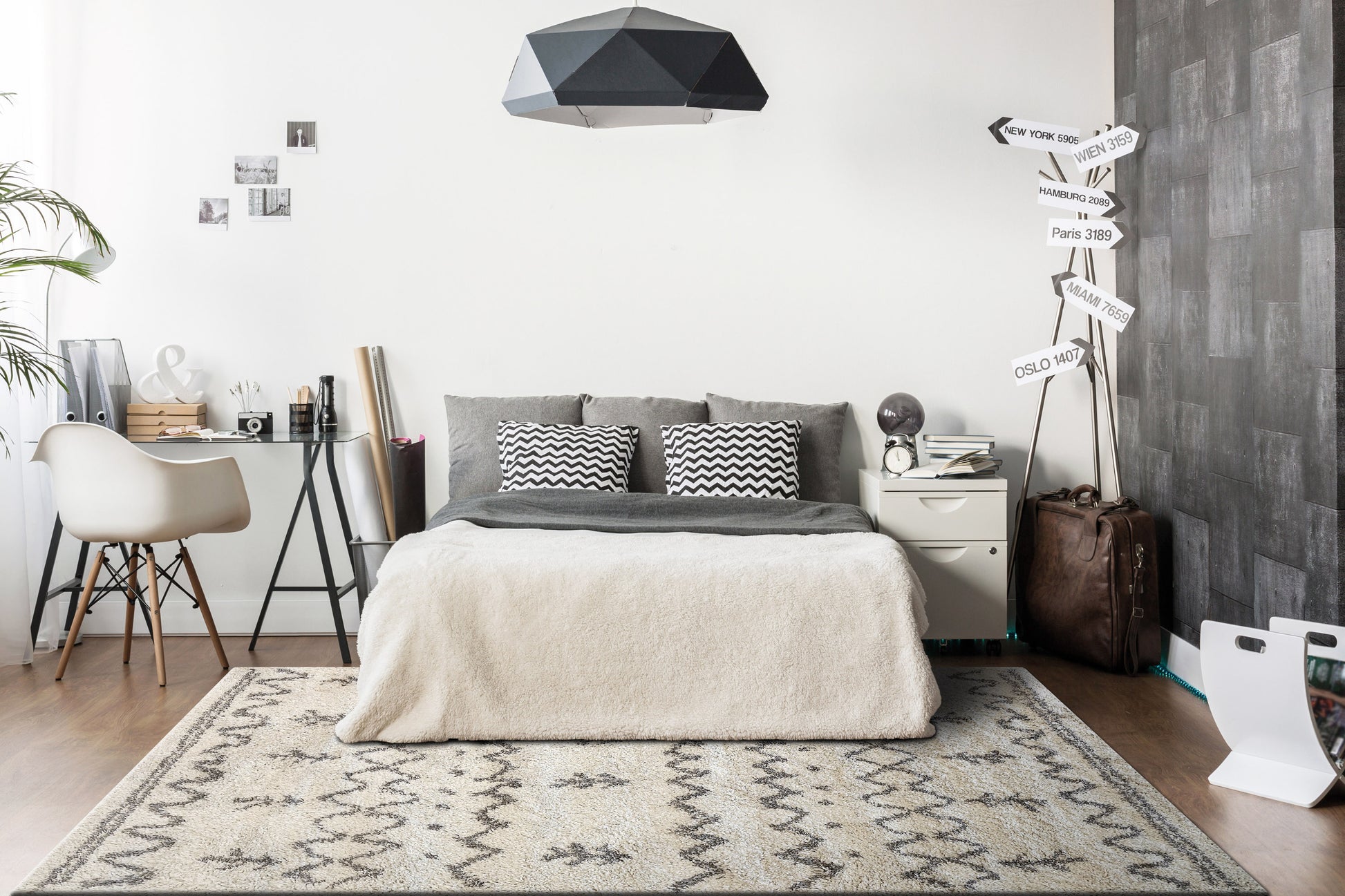 Dynamic Rugs Abyss 5086 Ivory/Grey Area Rug