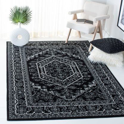 Safavieh Adirondack Adr108Z Black/Ivory Area Rug