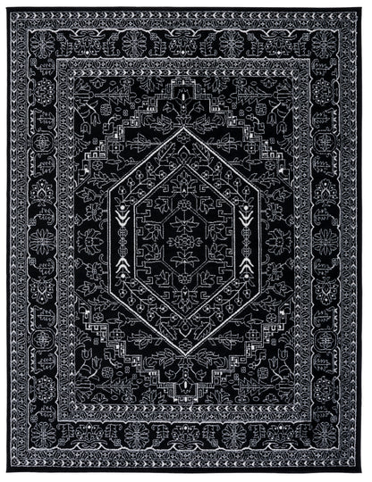 Safavieh Adirondack Adr108Z Black/Ivory Area Rug