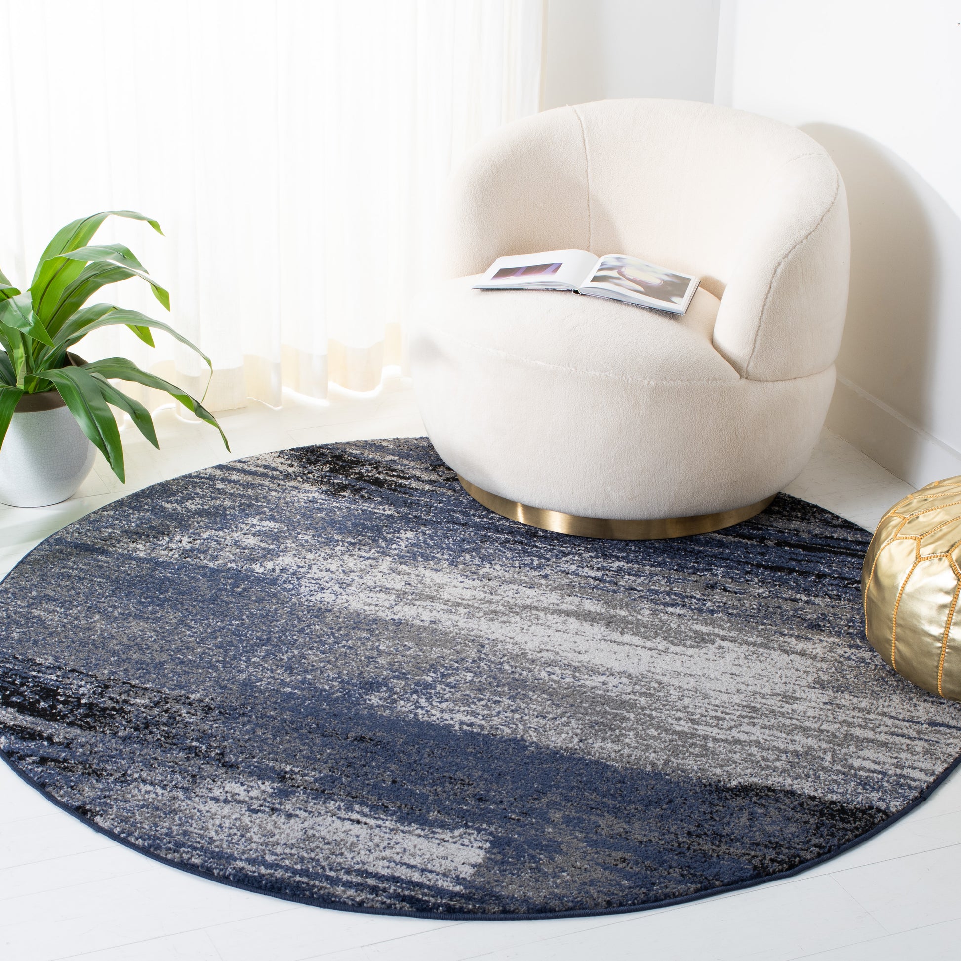 Safavieh Adirondack Adr112H Grey/Blue Area Rug