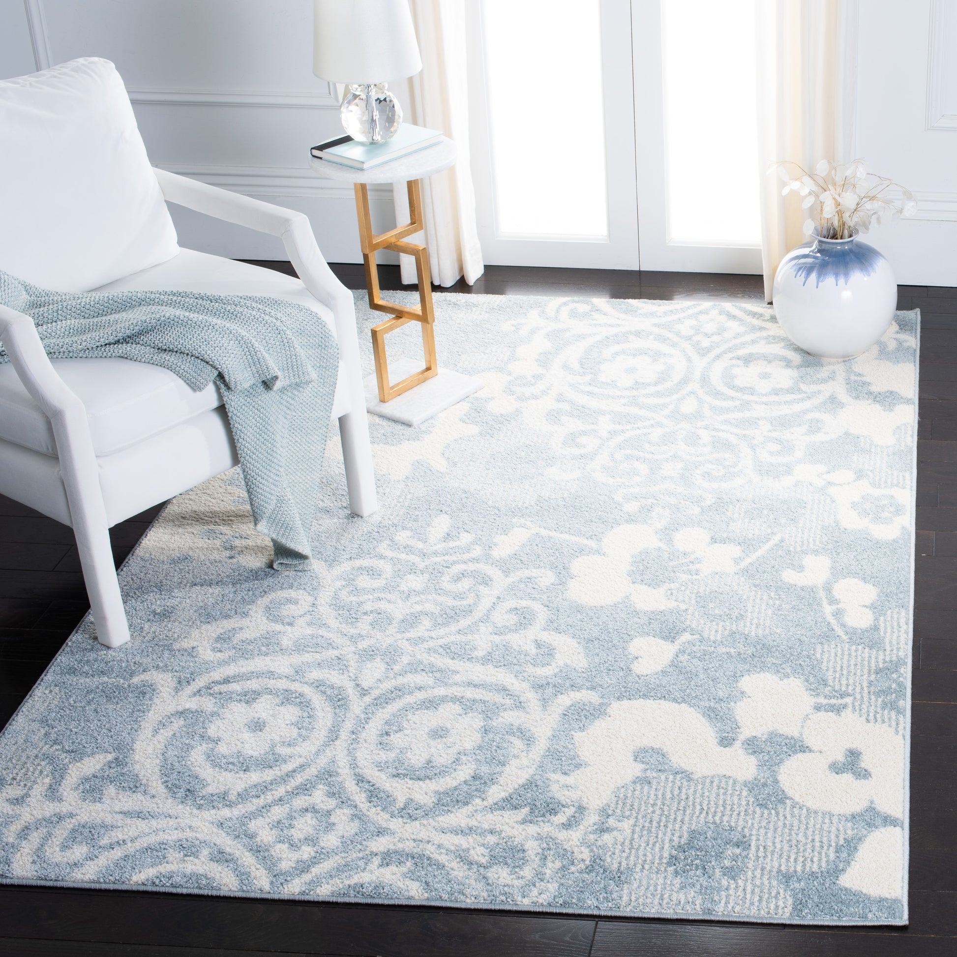 Safavieh Adirondack Adr114G Grey/Ivory Area Rug