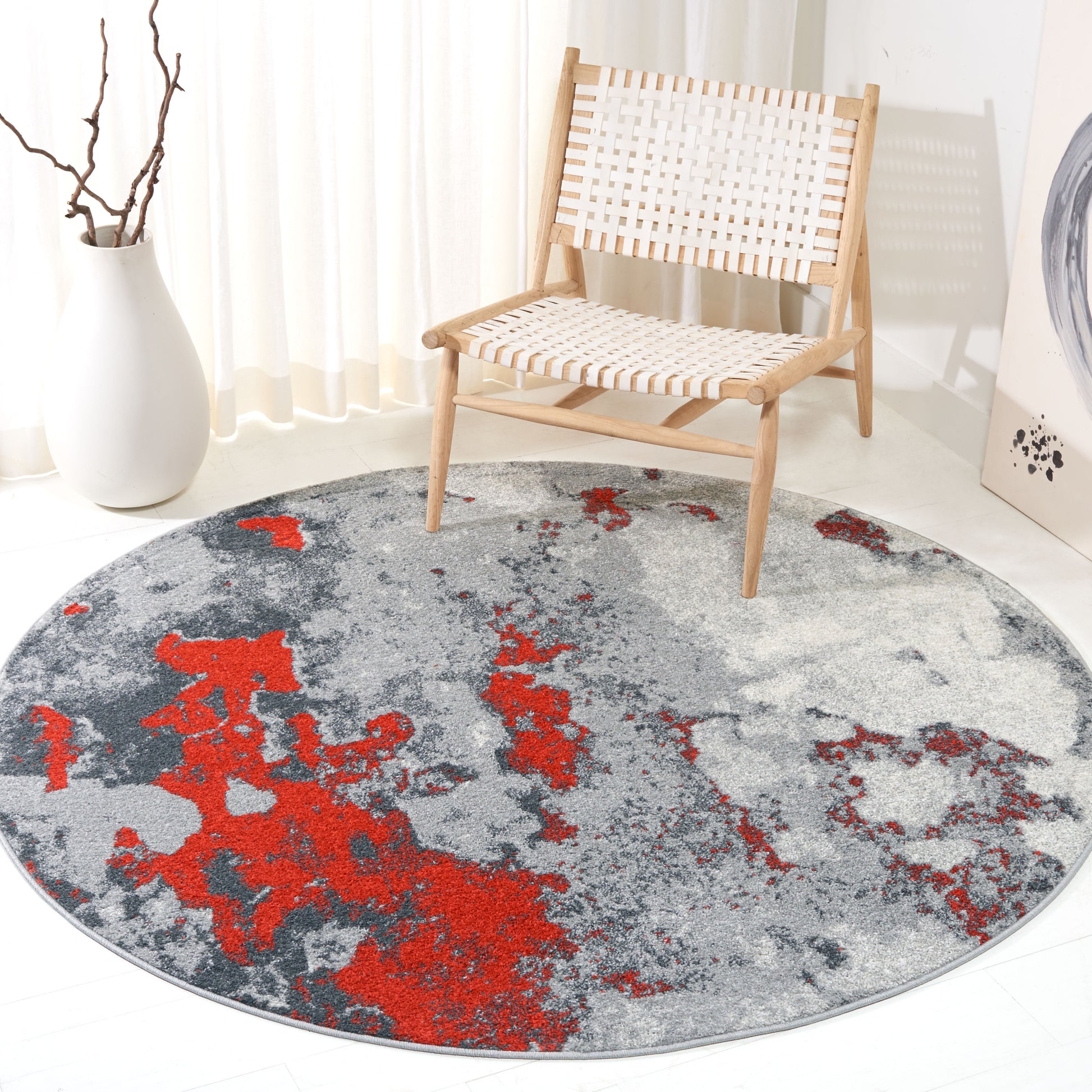 Safavieh Adirondack Adr134P Orange/Grey Area Rug