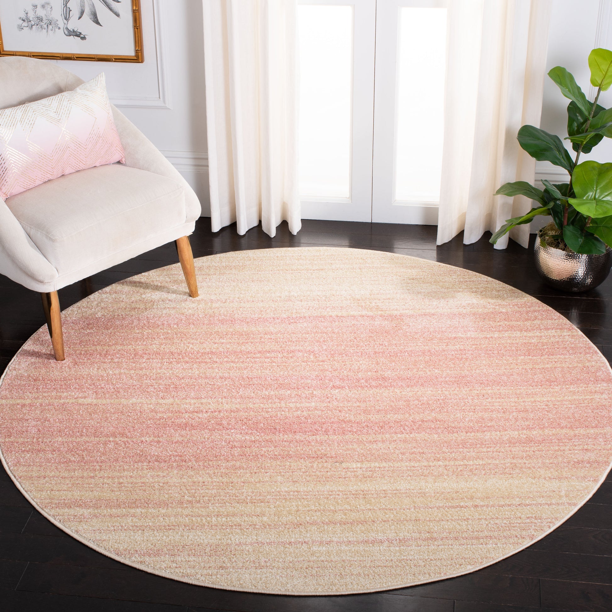 Safavieh Adirondack Adr142U Pink/Ivory Area Rug