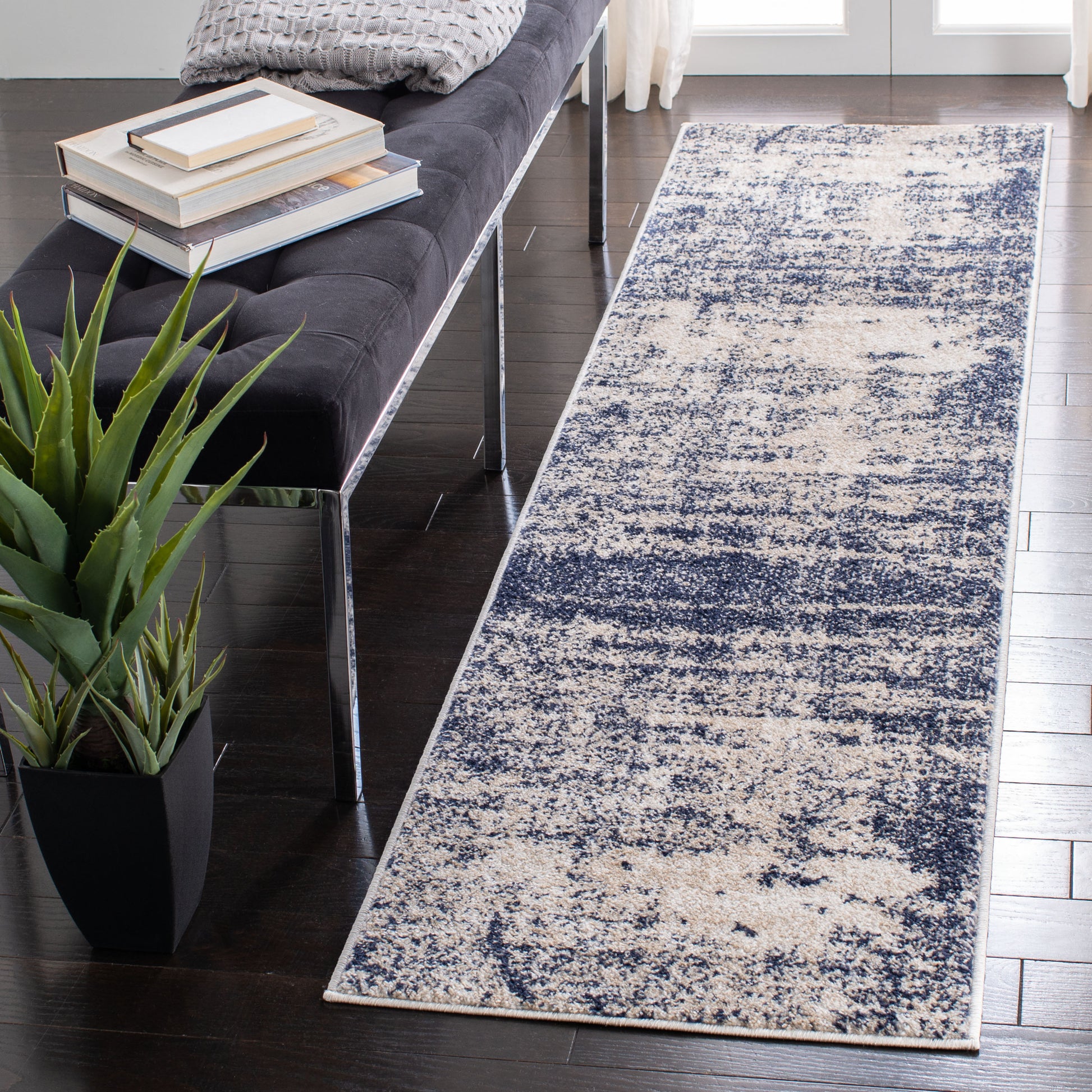 Safavieh Adirondack Adr207C Gold/Navy Area Rug