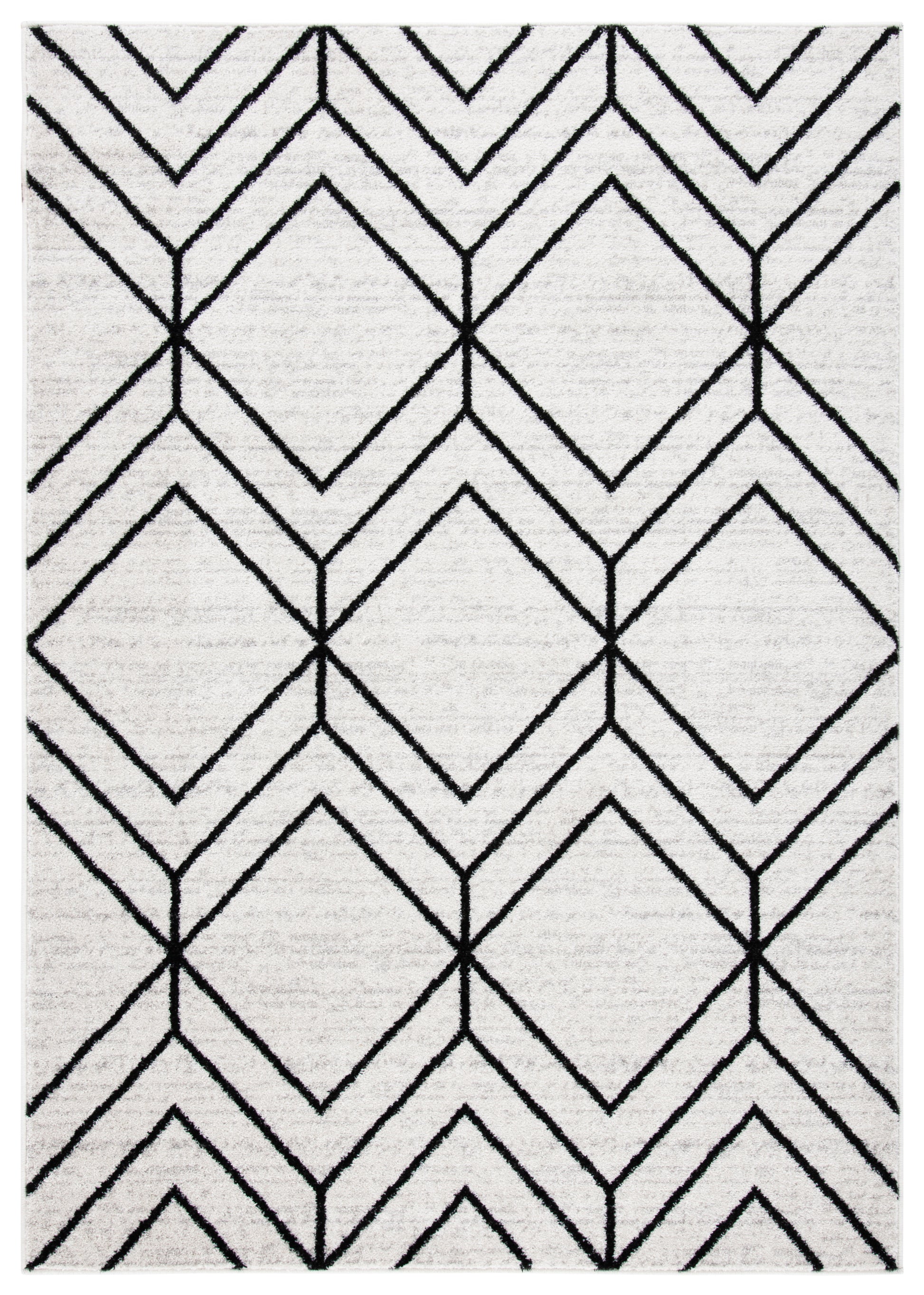 Safavieh Adirondack Adr241F Light Grey/Black Area Rug